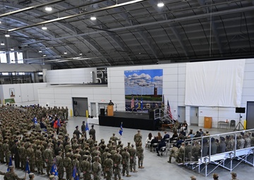 Holland takes command of the 439th AW