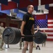 Spc. Thomas Tulbert completes the deadlift event