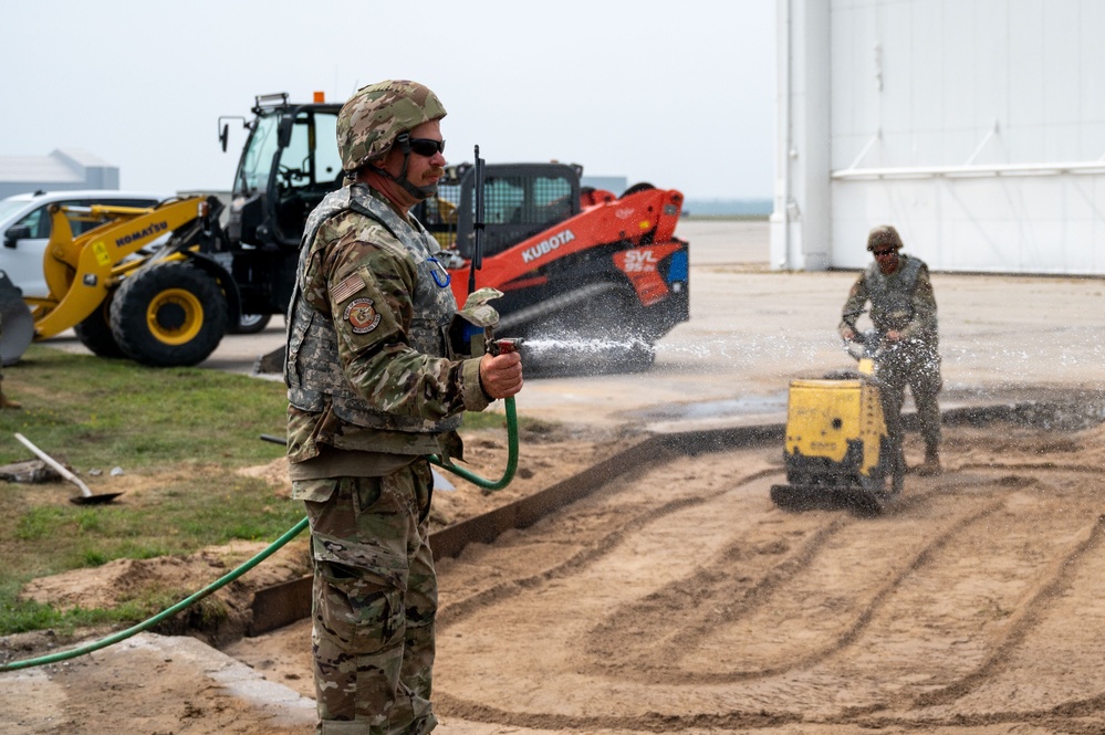 131st Bomb Wing civil engineering Airmen repair airfield during Exercise Northern Strike 25-2