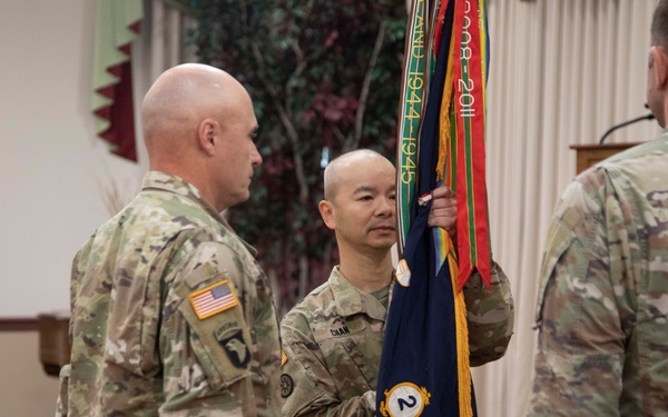 2-309th TSBN holds Change of Command ceremony