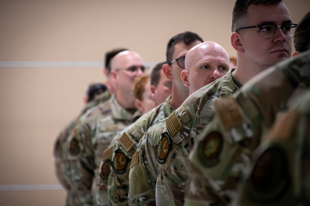 The 179th Cyberspace Wing holds an Initial Operation Ceremony
