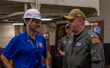 PEO Aircraft Carriers Visits George Washington