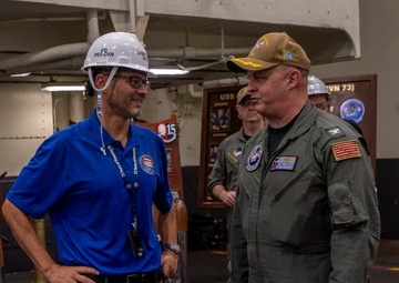 PEO Aircraft Carriers Visits George Washington