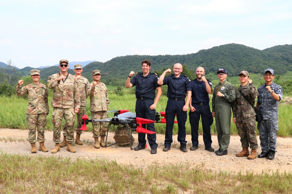The United Kingdom T-150 Drone Class 8 Logistical Resupply Demonstration