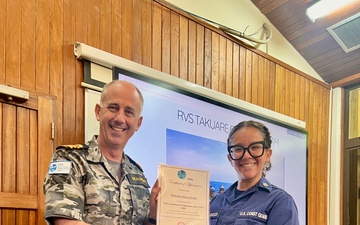 U.S. Coast Guard member recognized for Operation Island Chief contributions