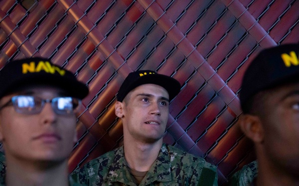 VCNO Adm. Jim Kilby Attends Capping Ceremony at Bootcamp