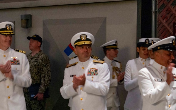 VCNO Adm. Jim Kilby Attends Capping Ceremony at Bootcamp
