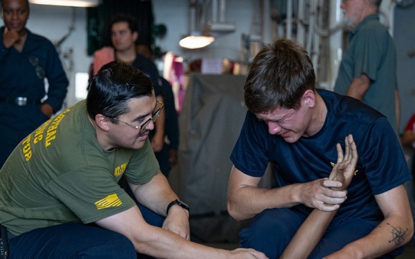 USS America (LHA 6) Conducts Security Training