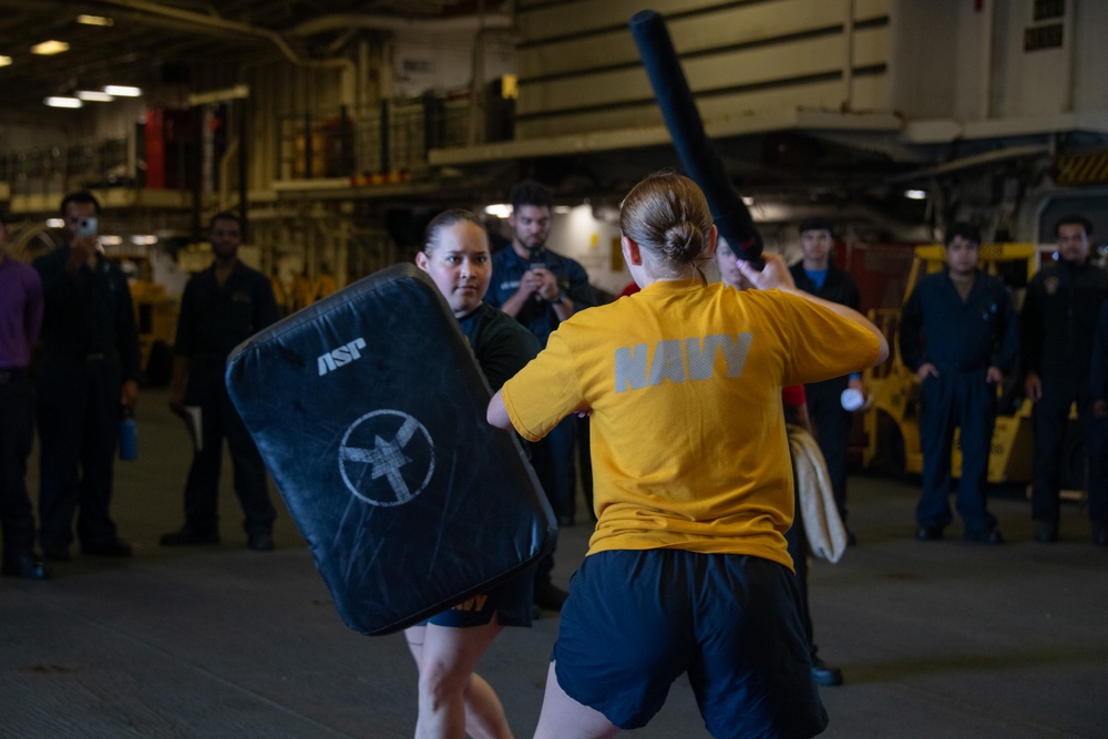 USS America (LHA 6) Conducts Security Training