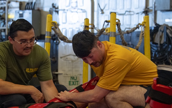 USS America (LHA 6) Conducts Security Training