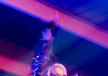 Anthem Road Band visits the 386th AEW