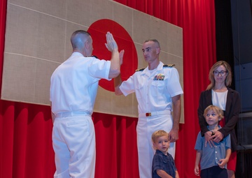CFAY Holds Cmdr. Cotherman's Promotion Ceremony