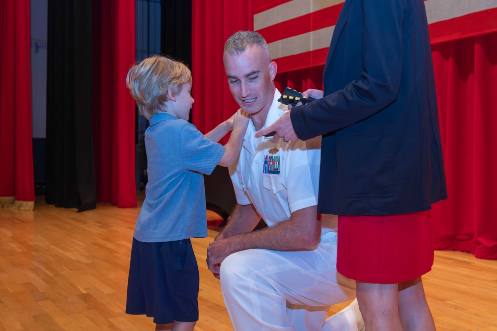 CFAY Holds Cmdr. Cotherman's Promotion Ceremony