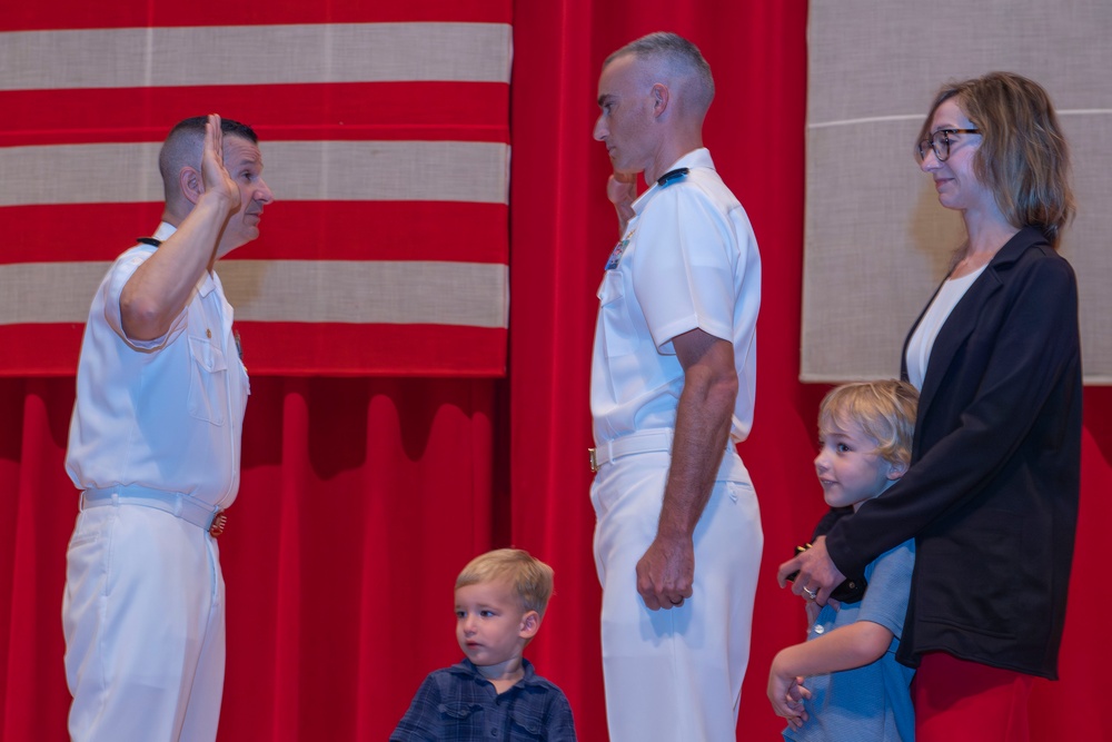 CFAY Holds Cmdr. Cotherman's Promotion Ceremony