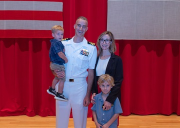 CFAY Holds Cmdr. Cotherman's Promotion Ceremony