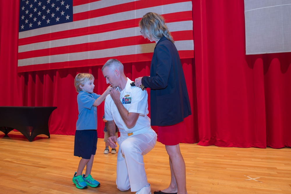 CFAY Holds Cmdr. Cotherman's Promotion Ceremony