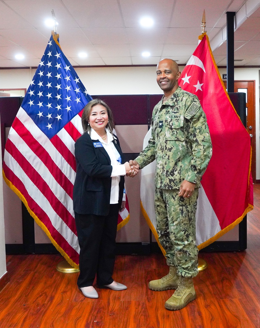 Boys and Girls Club of America Visits Sembawang