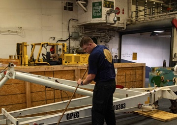 USS America (LHA 6) Conducts Preservation