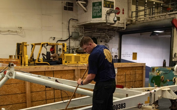 USS America (LHA 6) Conducts Preservation