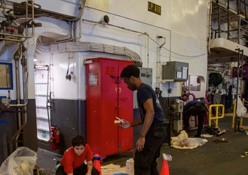 USS America (LHA 6) Conducts Preservation
