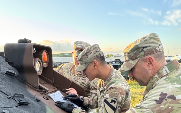 Over 100 Bradleys from 405th AFSB, TLSC-E issued to Cavalry Soldiers for Poland rotation