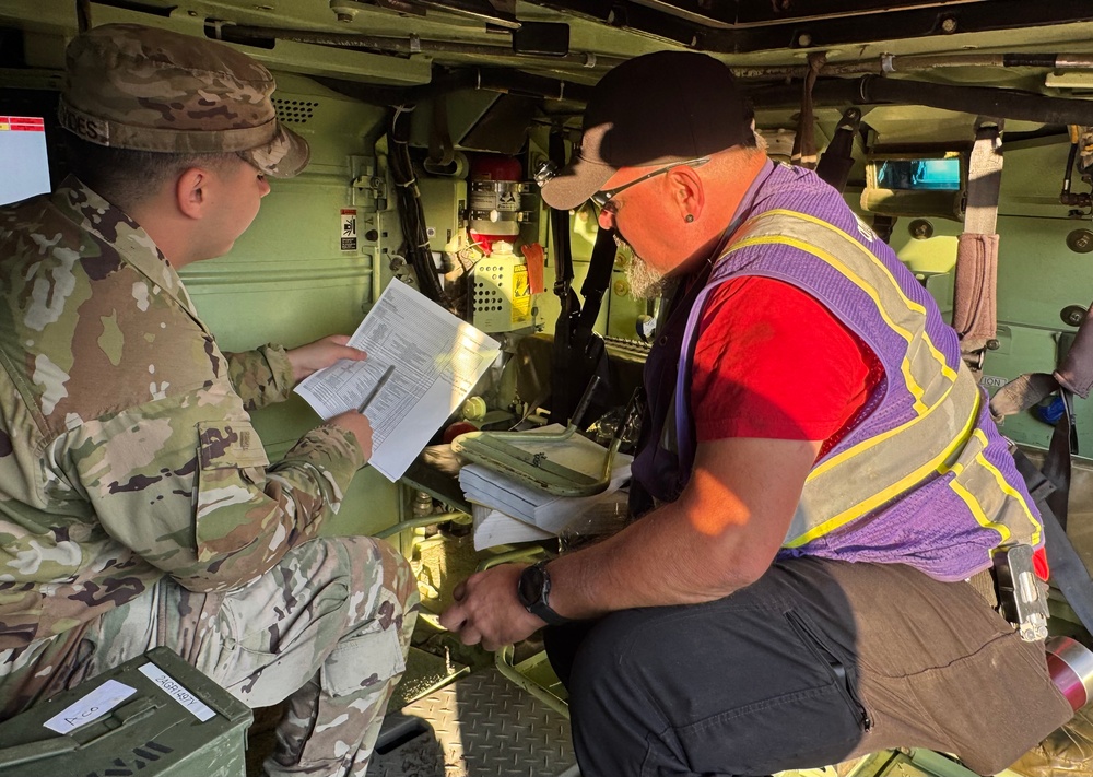 Over 100 Bradleys from 405th AFSB, TLSC-E issued to Cavalry Soldiers for Poland rotation
