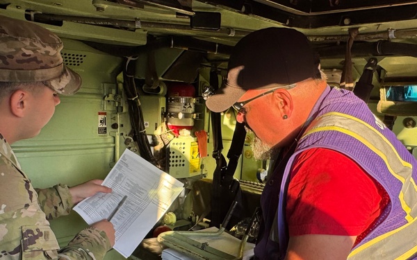 Over 100 Bradleys from 405th AFSB, TLSC-E issued to Cavalry Soldiers for Poland rotation