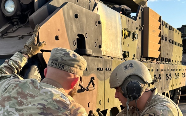 Over 100 Bradleys from 405th AFSB, TLSC-E issued to Cavalry Soldiers for Poland rotation