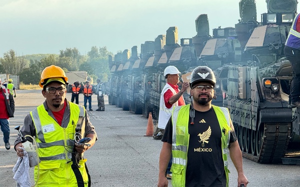 Over 100 Bradleys from 405th AFSB, TLSC-E issued to Cavalry Soldiers for Poland rotation