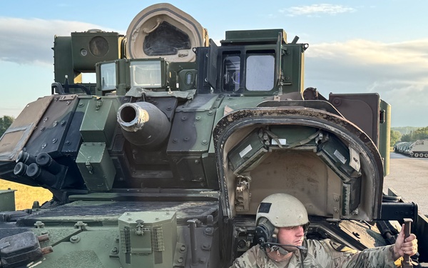 Over 100 Bradleys from 405th AFSB, TLSC-E issued to Cavalry Soldiers for Poland rotation