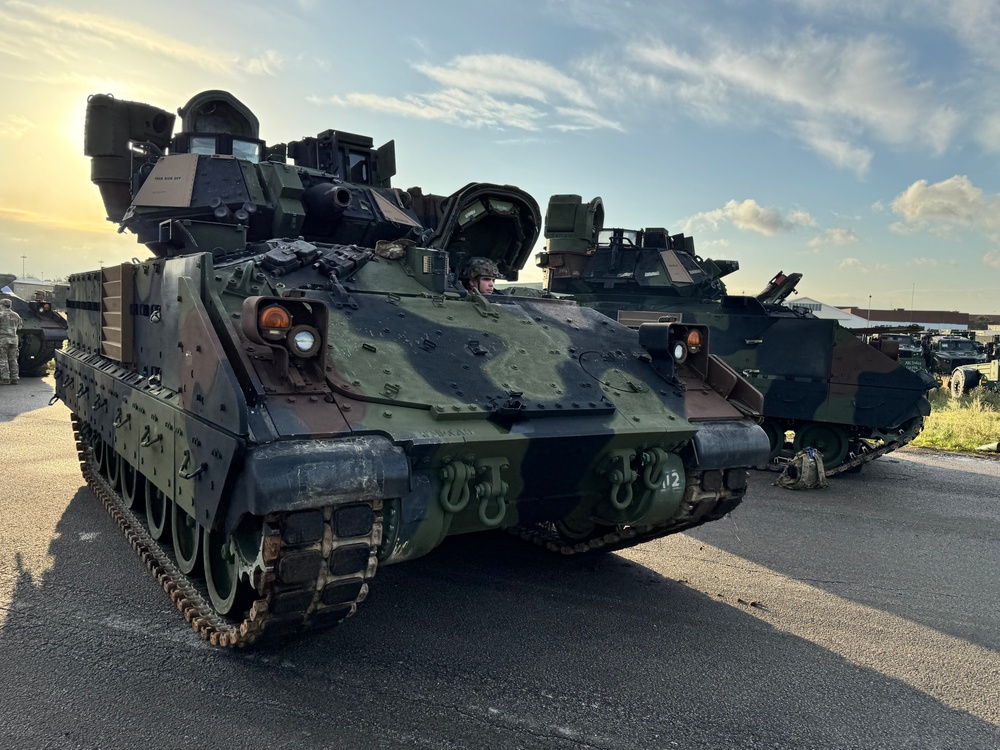 Over 100 Bradleys from 405th AFSB, TLSC-E issued to Cavalry Soldiers for Poland rotation