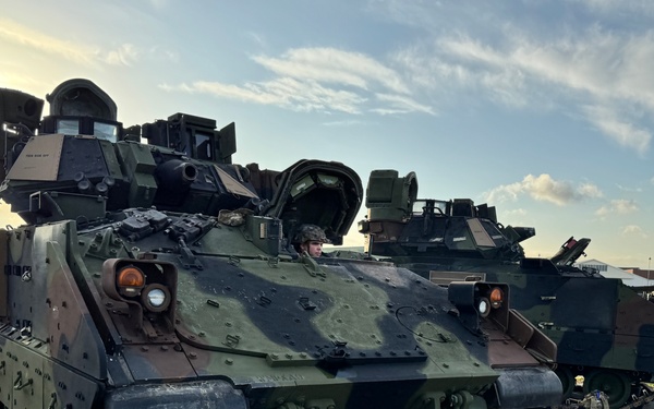 Over 100 Bradleys from 405th AFSB, TLSC-E issued to Cavalry Soldiers for Poland rotation