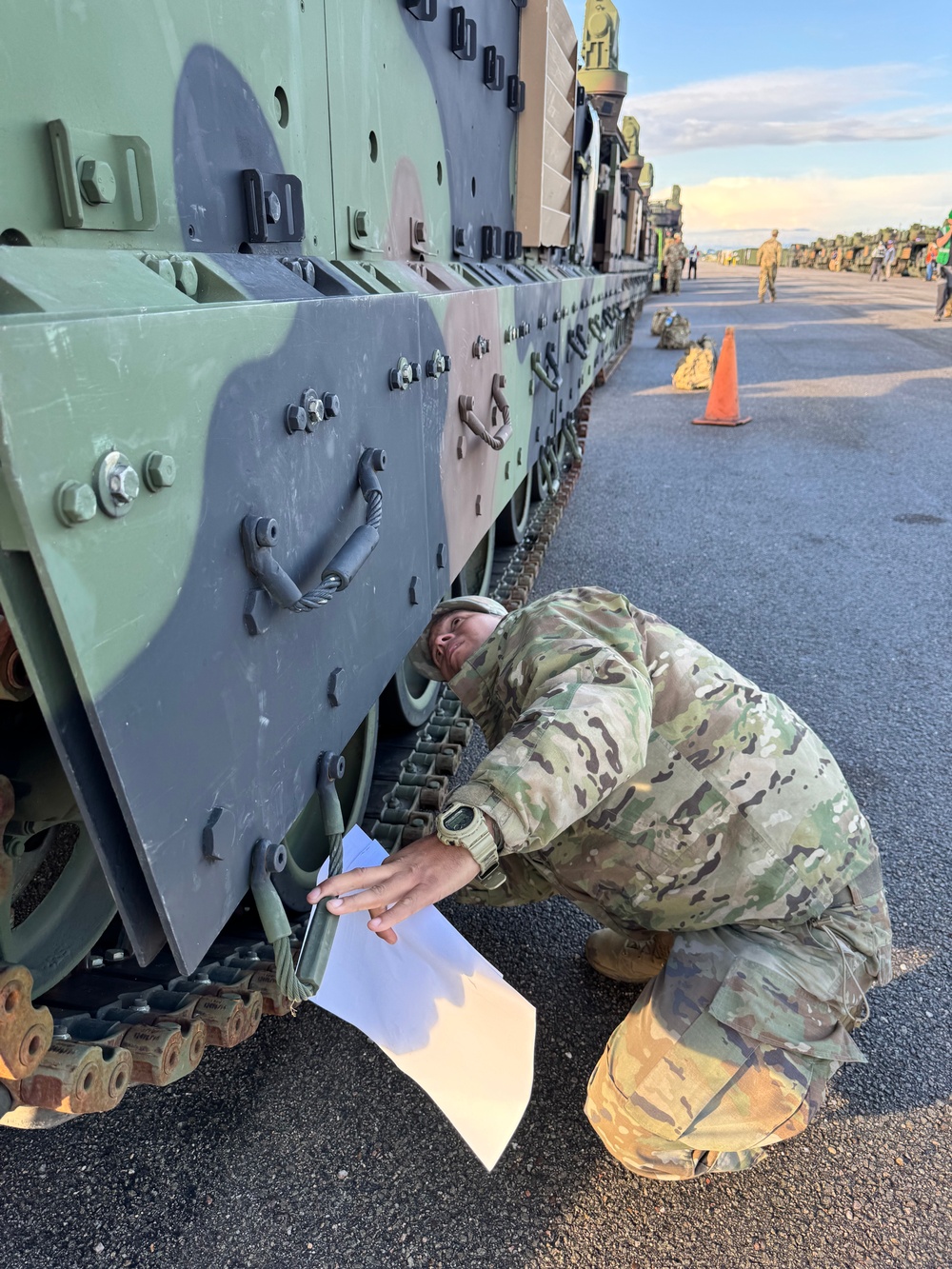 Over 100 Bradleys from 405th AFSB, TLSC-E issued to Cavalry Soldiers for Poland rotation