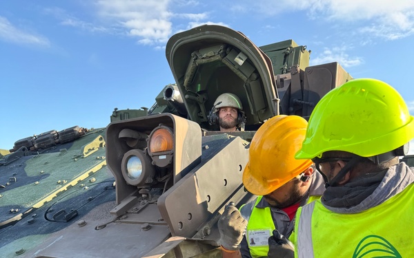 Over 100 Bradleys from 405th AFSB, TLSC-E issued to Cavalry Soldiers for Poland rotation