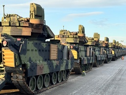 Over 100 Bradleys from 405th AFSB, TLSC-E issued to Cavalry Soldiers for Poland rotation