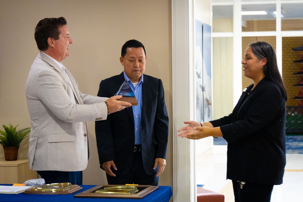 Navy Lodge Yokosuka presented the Edward E. Carlson award by Navy Exchange Service Command (NEXCOM)