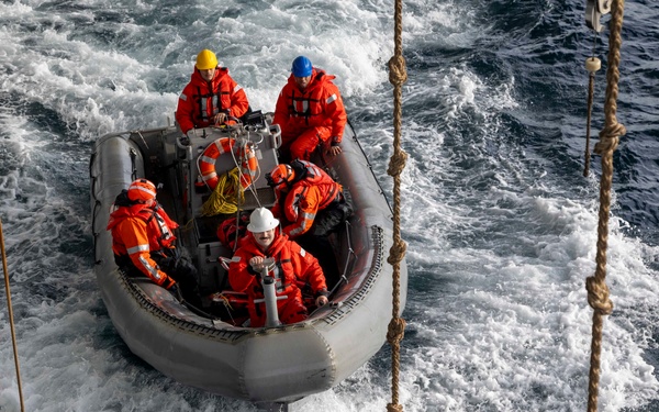 USS Gerald R. Ford (CVN 78) Sailors Conduct Small Boat Operations