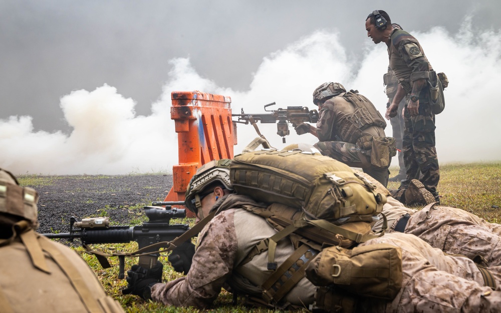 Exercise DELAYEN: 3rd ANGLICO live fire training in Tahiti
