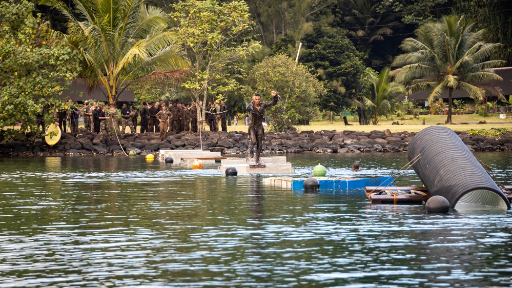 Exercise DELAYEN: 3rd ANGLICO Squad and Water Obstacle Course in Tahiti