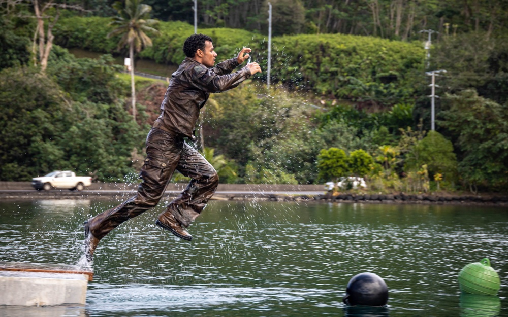 Exercise DELAYEN: 3rd ANGLICO Squad and Water Obstacle Course in Tahiti