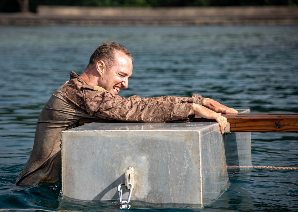 Exercise DELAYEN: 3rd ANGLICO Squad and Water Obstacle Course in Tahiti
