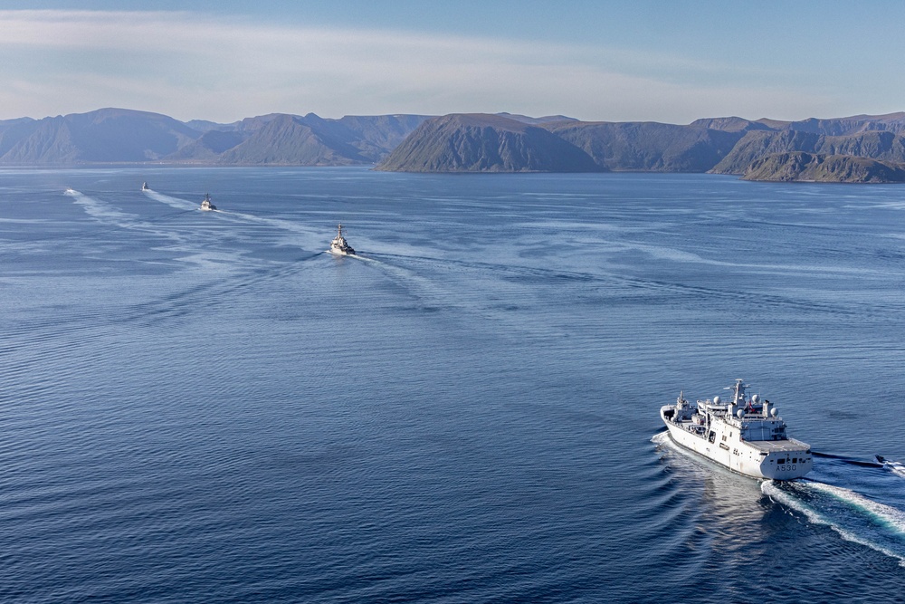 Destroyer Squadron Two Operates with Royal Norwegian Navy Off the Northern Coast of Norway