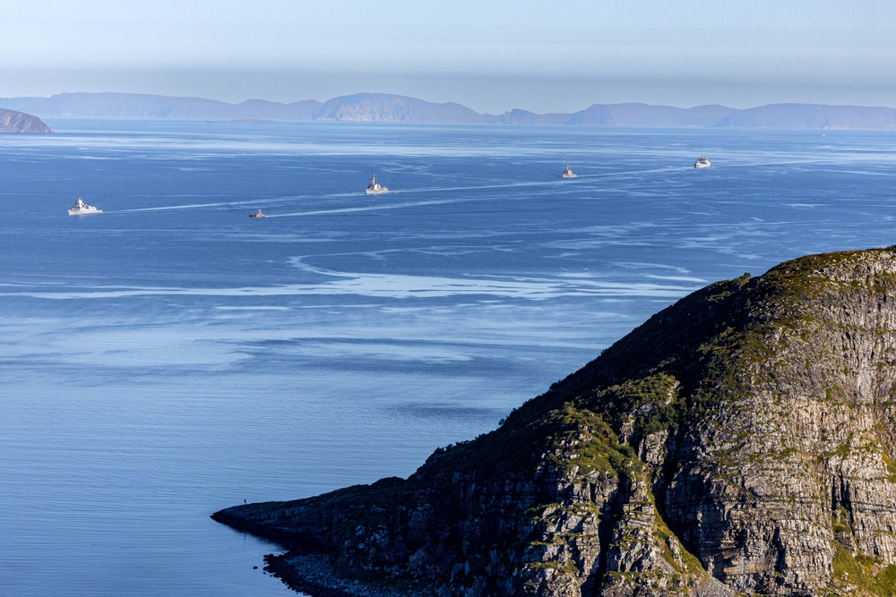 Destroyer Squadron Two Operates with Royal Norwegian Navy Off the Northern Coast of Norway