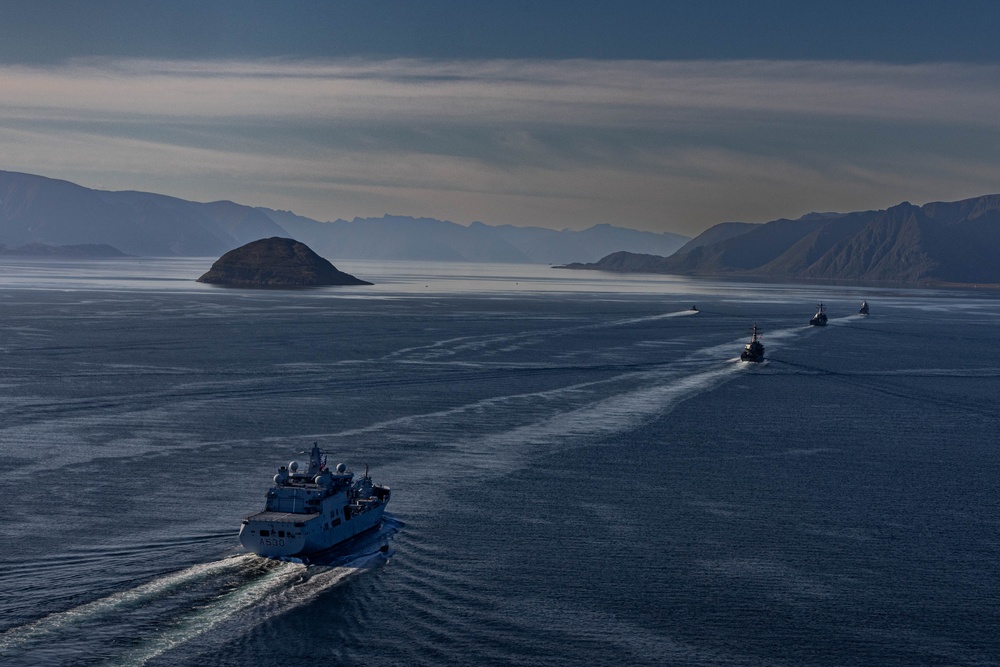 Destroyer Squadron Two Operates with Royal Norwegian Navy Off the Northern Coast of Norway