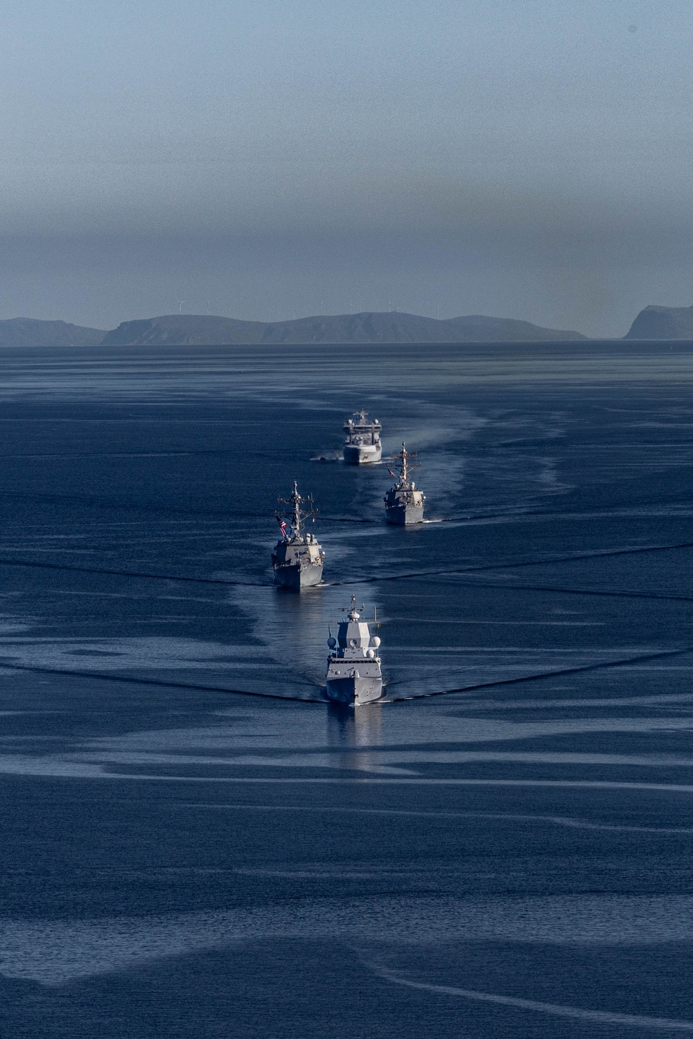 Destroyer Squadron Two Operates with Royal Norwegian Navy Off the Northern Coast of Norway