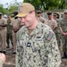 Cmdr. Adcock's Promotion on DG