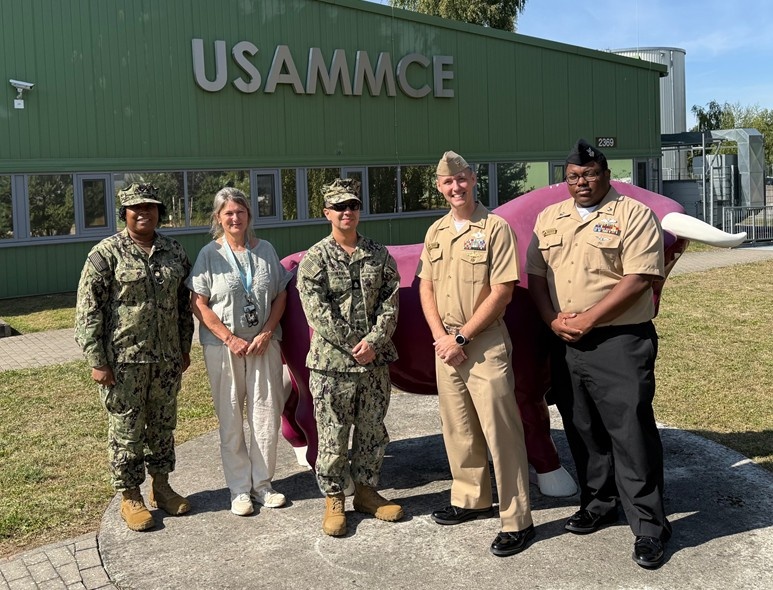 Strengthening Medical Logistics: NAMRU EURAFCENT Visit to USAMMC-E Sets Stage for Future Collaboration