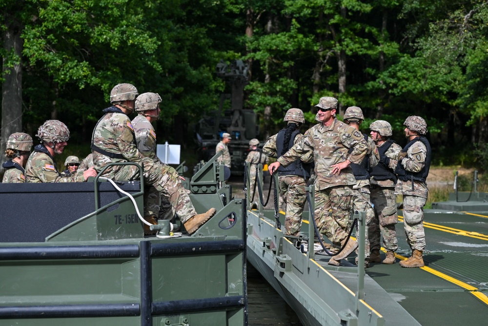 809th MRBC Floating Bridge Building Exercise