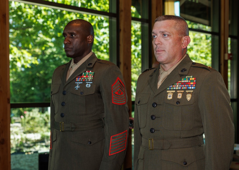Gunnery Sergeant Ranton’s Retirement Ceremony