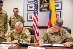 U.S., Colombian armies strengthen partnership with 2025 staff talks, signing agreed-to-actions
